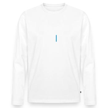 Gaming Elite - Männer Premium Bio Langarmshirt - Weiß - Vorne - Nico (187cm)
