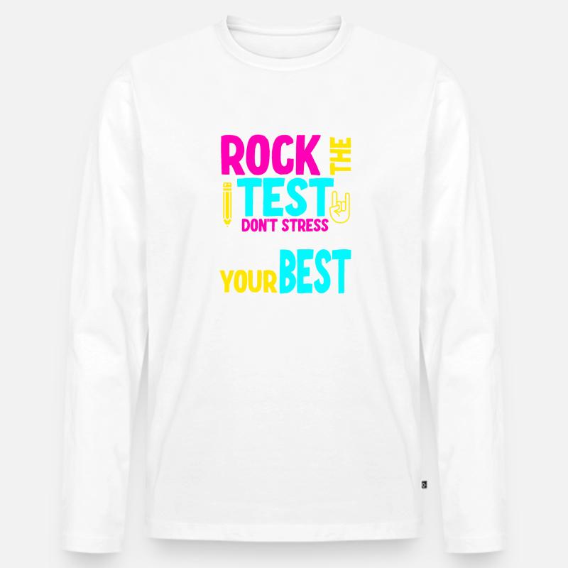 Rock den Test - Männer Premium Bio Langarmshirt - undefined