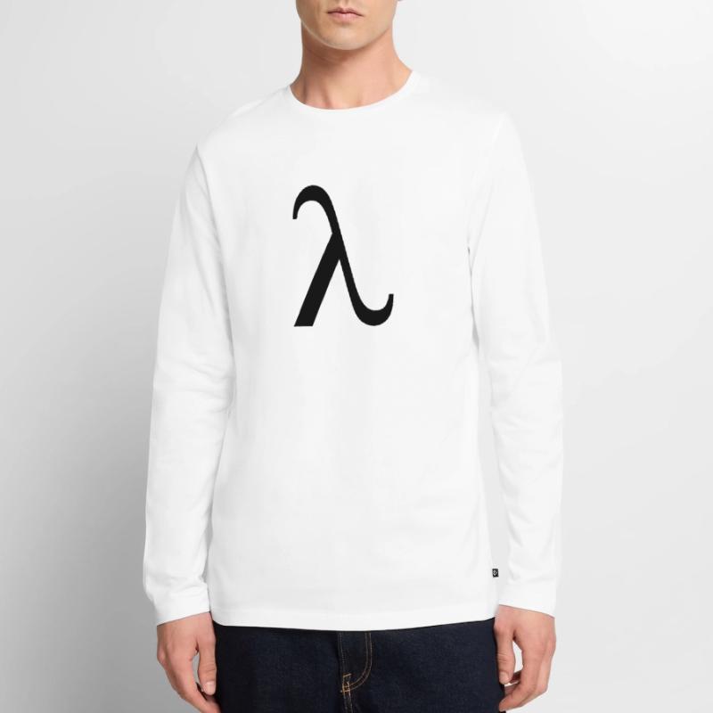 Lambda T-shirt manches longues Premium bio Homme