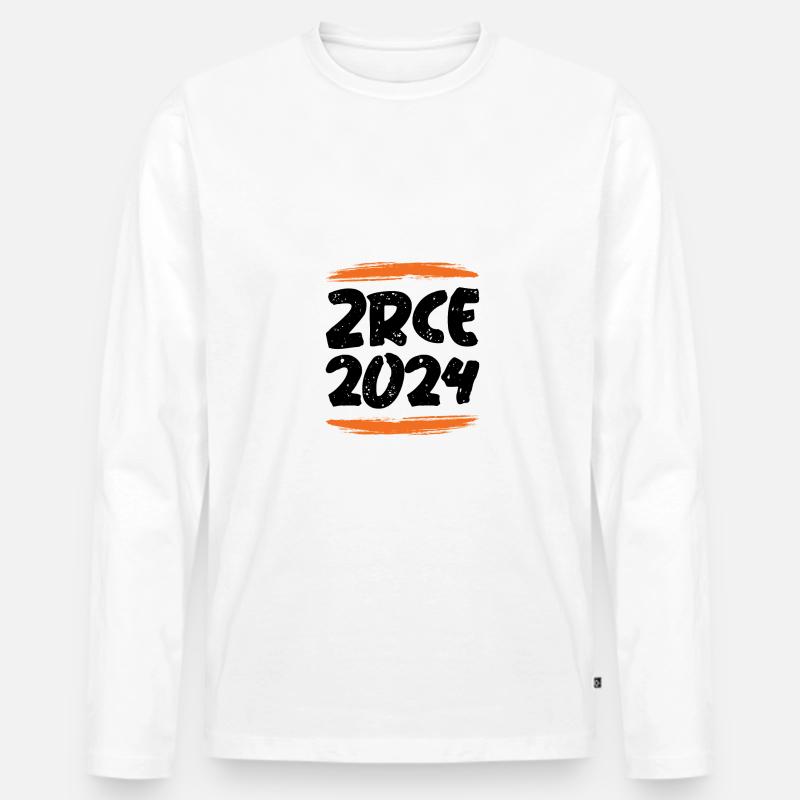 Zrce 2024 - Männer Premium Bio Langarmshirt - Weiß