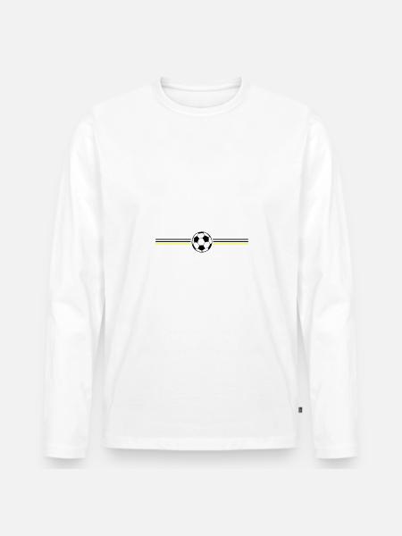 Soccer Championship Germany - Men's Premium Organic Long Sleeve Shirt - white