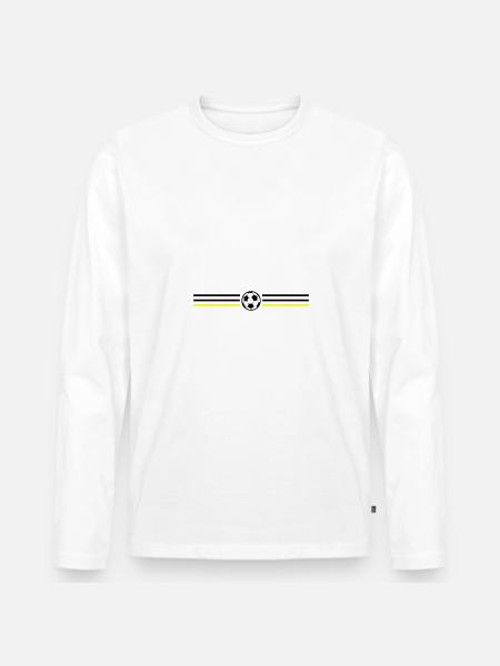 Soccer Championship Germany - Men's Premium Organic Long Sleeve Shirt - white