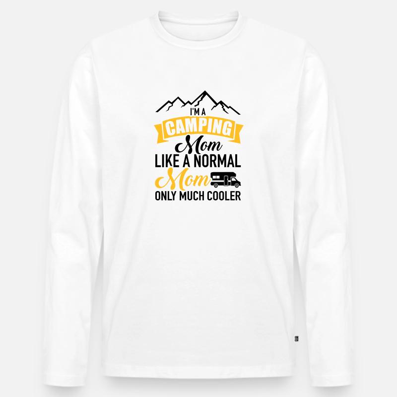 Wohnmobil - Männer Premium Bio Langarmshirt - Weiß