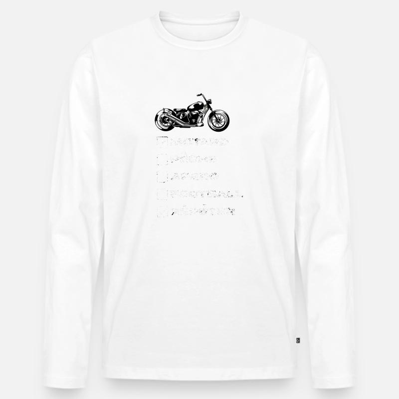Biker-Design - Männer Premium Bio Langarmshirt - undefined