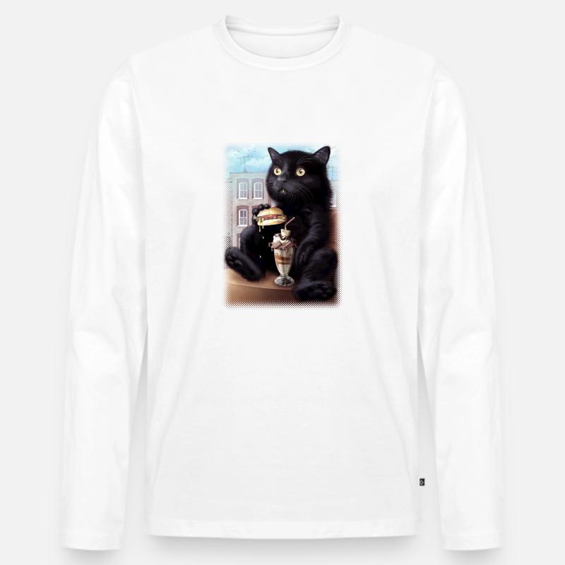 CAESAR 2019 - Männer Premium Bio Langarmshirt - Weiß