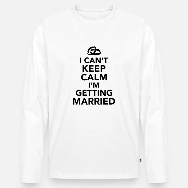 Junggesellenabschied - Männer Premium Bio Langarmshirt - Weiß