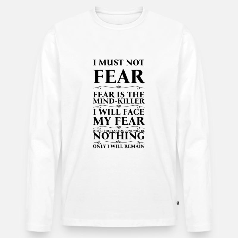 I must not fear! - Männer Premium Bio Langarmshirt - undefined