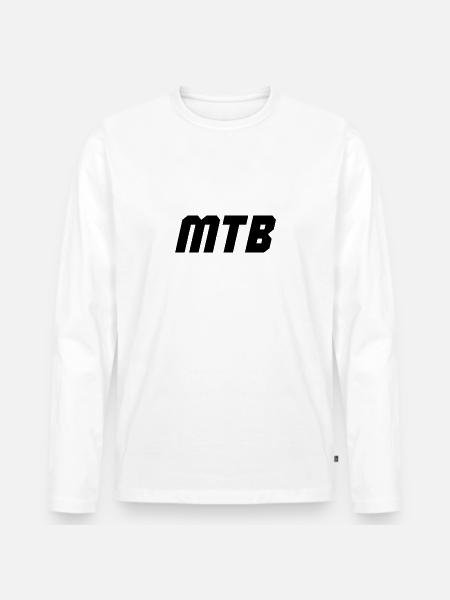 VTT VTT - T-shirt manches longues Premium bio Homme - blanc