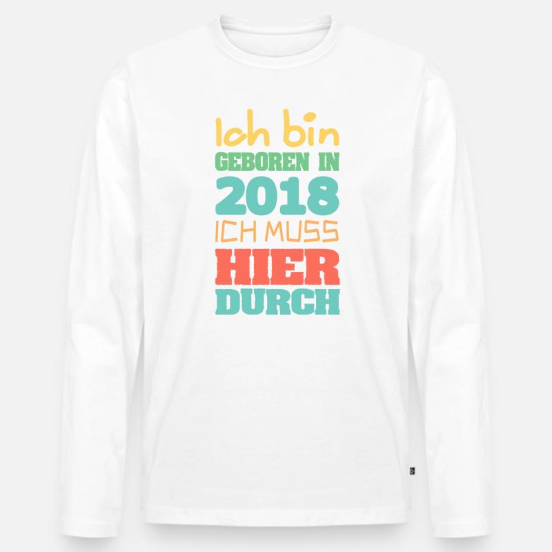 18er - Männer Premium Bio Langarmshirt - undefined