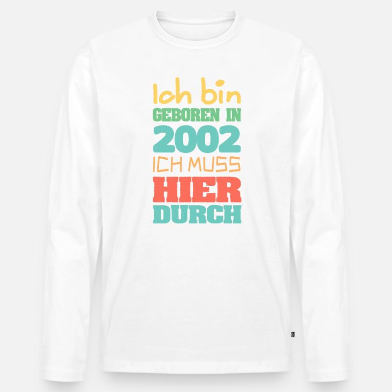2002 - Männer Premium Bio Langarmshirt - undefined