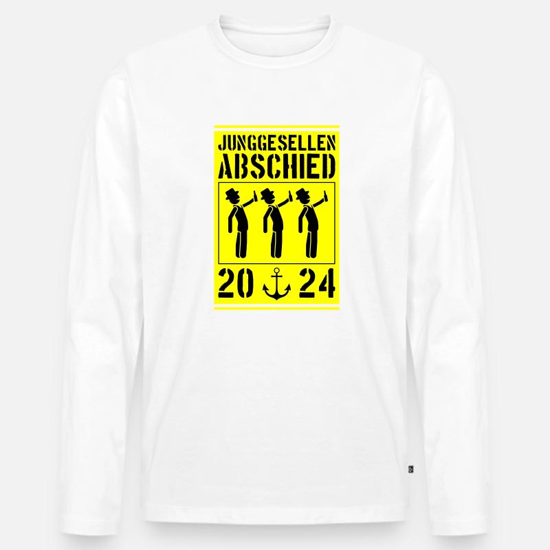 Junggesellenabschied 2024 - Männer Premium Bio Langarmshirt - undefined