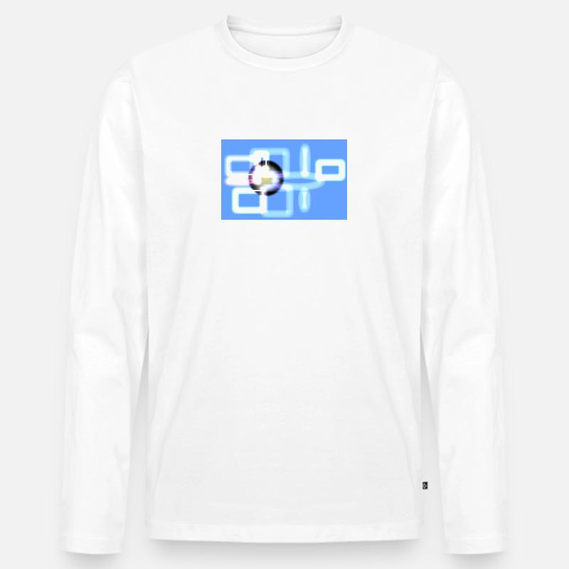 Abbildung 8image8 - Männer Premium Bio Langarmshirt - Weiß