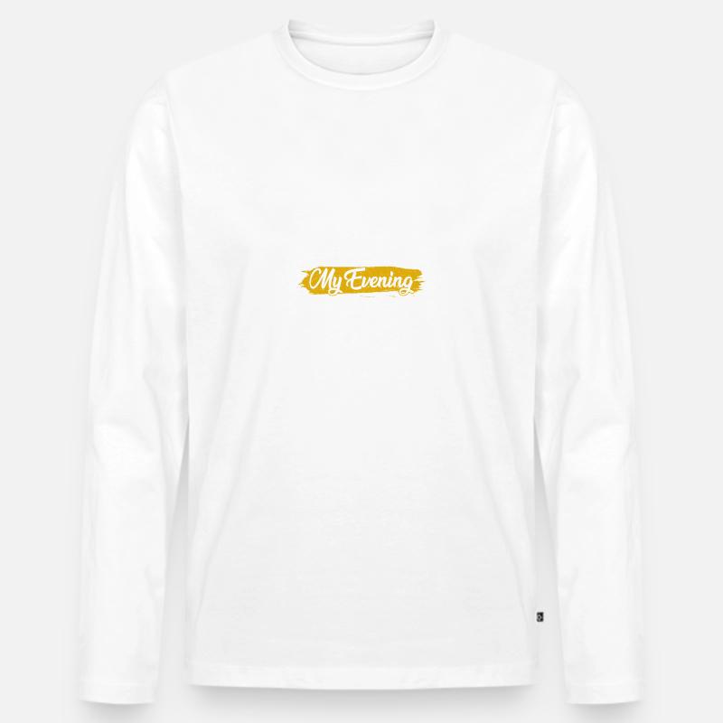 Wein Winzer Alkohol Geschenk · Abendtraining - Männer Premium Bio Langarmshirt - undefined
