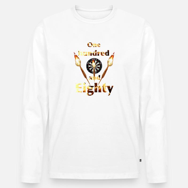 Onehundred and eighty - Männer Premium Bio Langarmshirt - Weiß