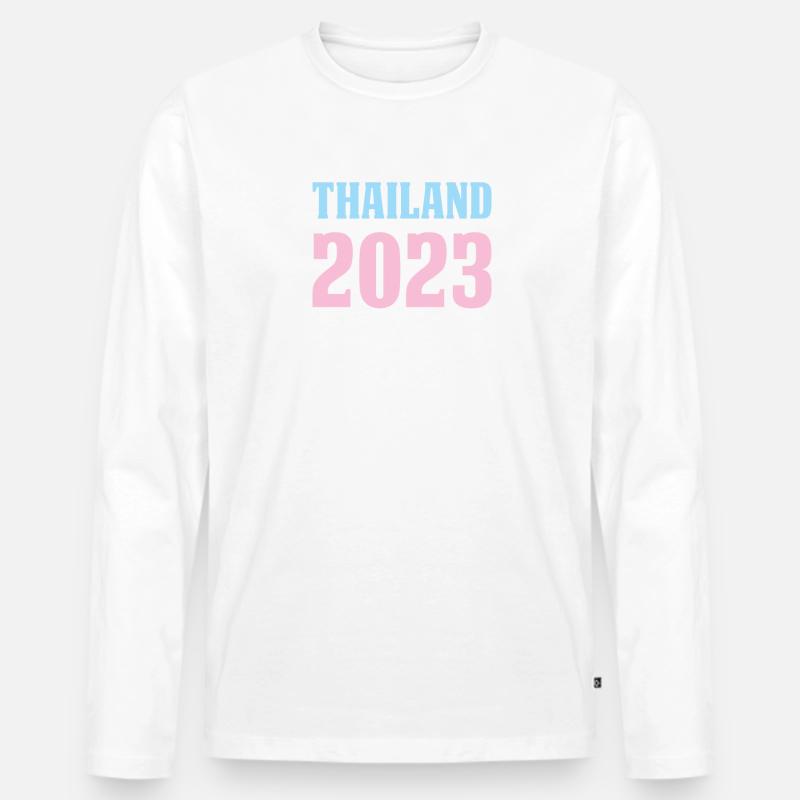 Thailand 2023 - Männer Premium Bio Langarmshirt - undefined