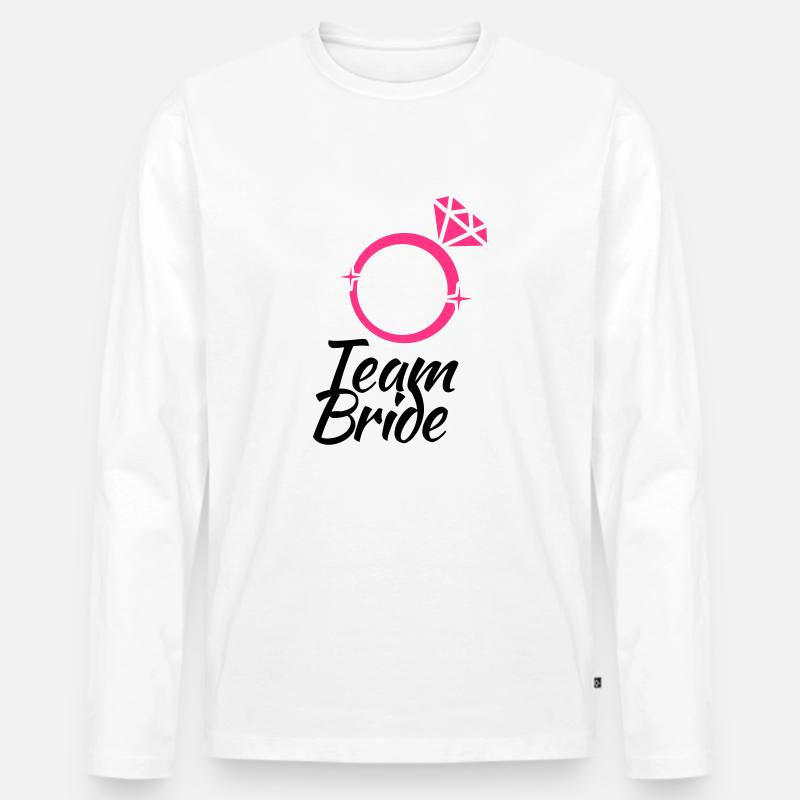 Junggesellen abschied - Männer Premium Bio Langarmshirt - Weiß