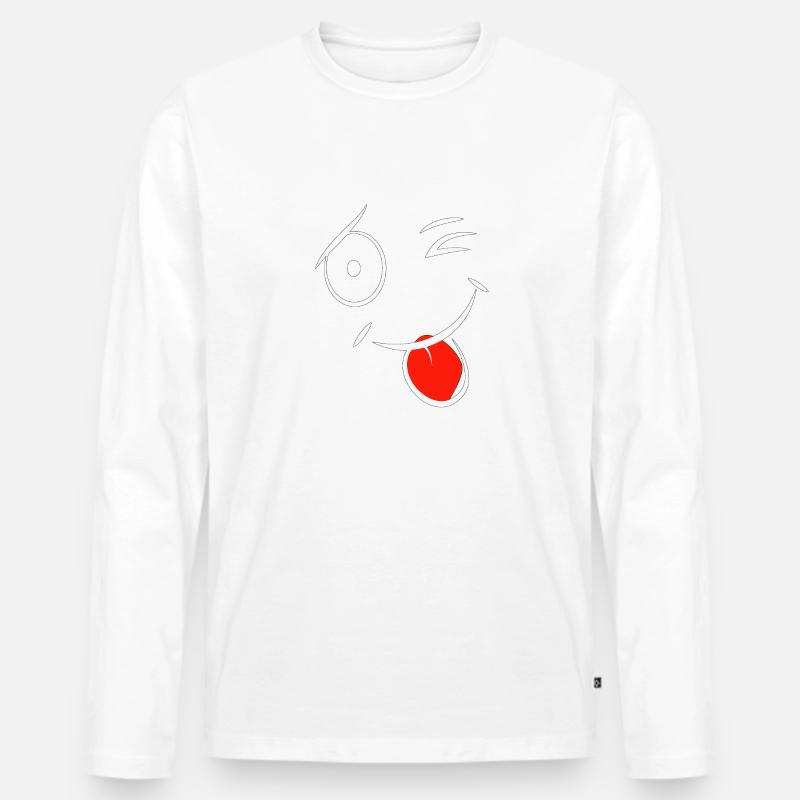 Zwinker - Männer Premium Bio Langarmshirt - undefined