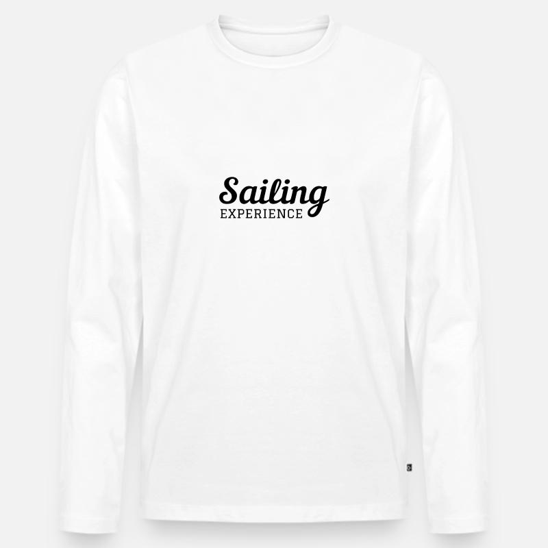 Sailing experience - Männer Premium Bio Langarmshirt - Weiß