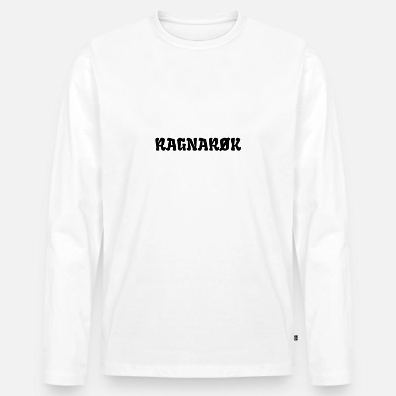 Ragnarök Ragnarøk - Männer Premium Bio Langarmshirt - Weiß