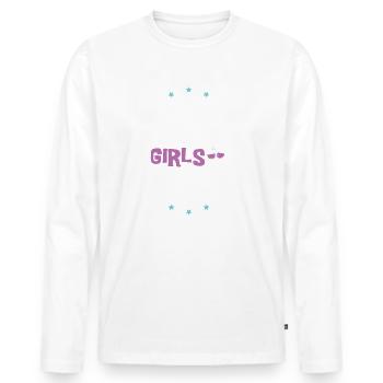 Jga Bachelorette Girls Tour - T-shirt manches longues Premium bio Homme - blanc - Devant - Nico (187cm)