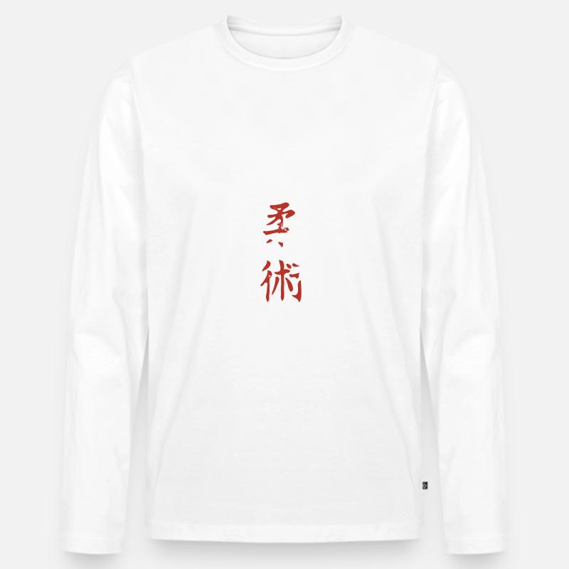 Karate | Karate - Männer Premium Bio Langarmshirt - Weiß