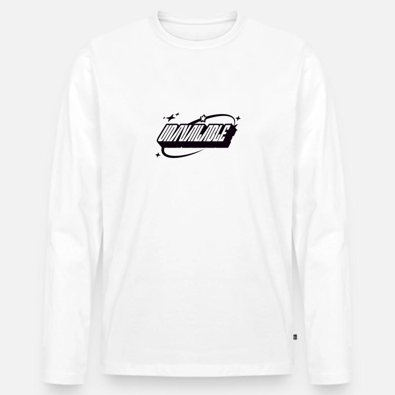 UNAVAILABLE - Männer Premium Bio Langarmshirt - Weiß