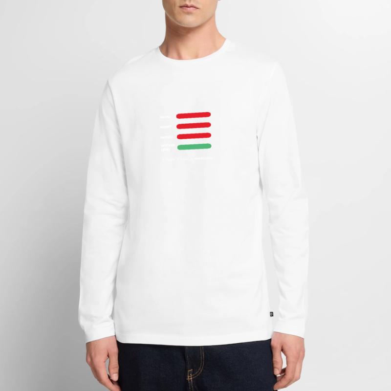Ich glaube, ich brauche einen Cheatcode. Männer Premium Bio Langarmshirt
