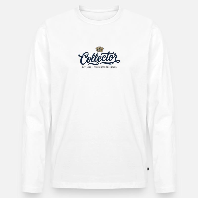TCG Collector - Männer Premium Bio Langarmshirt - Weiß