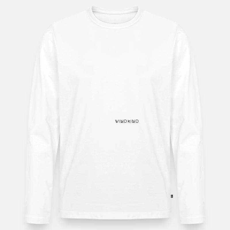 kitesurfen - Männer Premium Bio Langarmshirt - Weiß