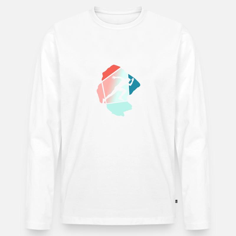 Laufen Sprint Sprinten Sprinter - Männer Premium Bio Langarmshirt - undefined