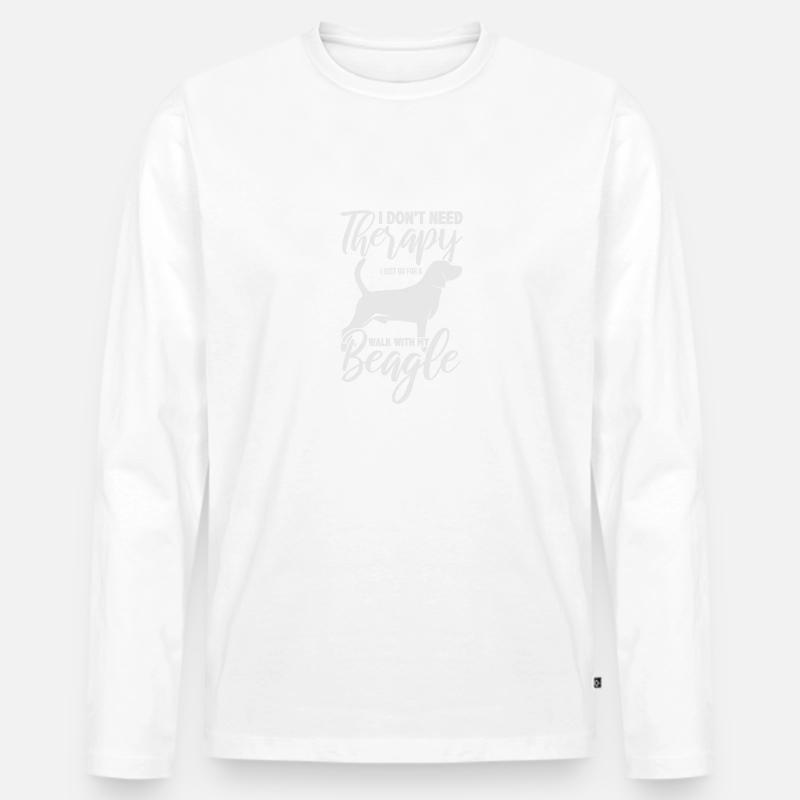Beagle - Männer Premium Bio Langarmshirt - undefined