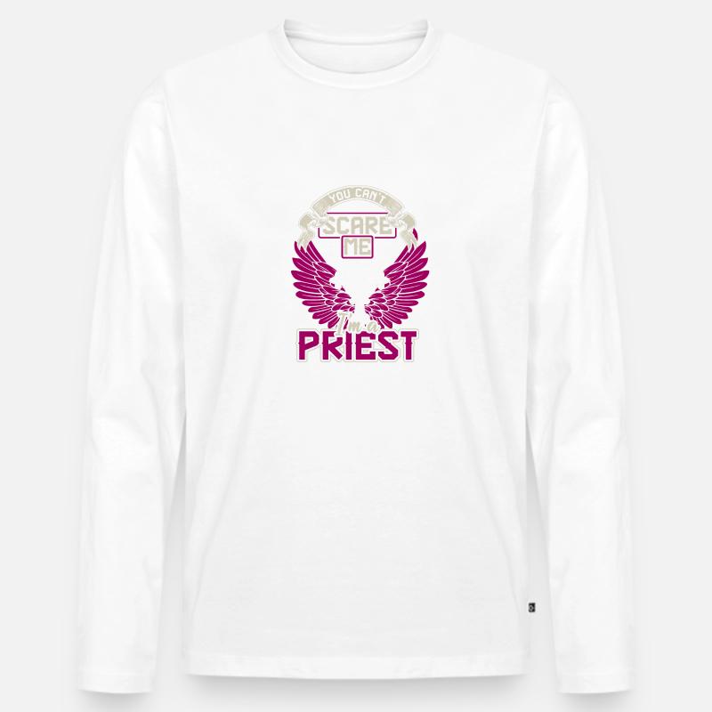 Priester - Männer Premium Bio Langarmshirt - undefined