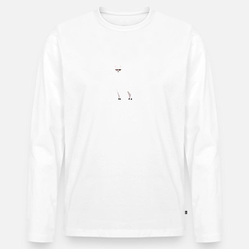 Alpaka - Männer Premium Bio Langarmshirt - undefined
