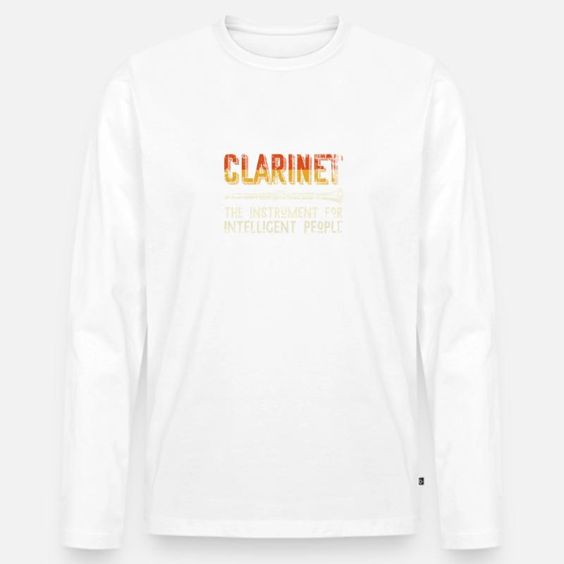 Klarinette - Männer Premium Bio Langarmshirt - undefined