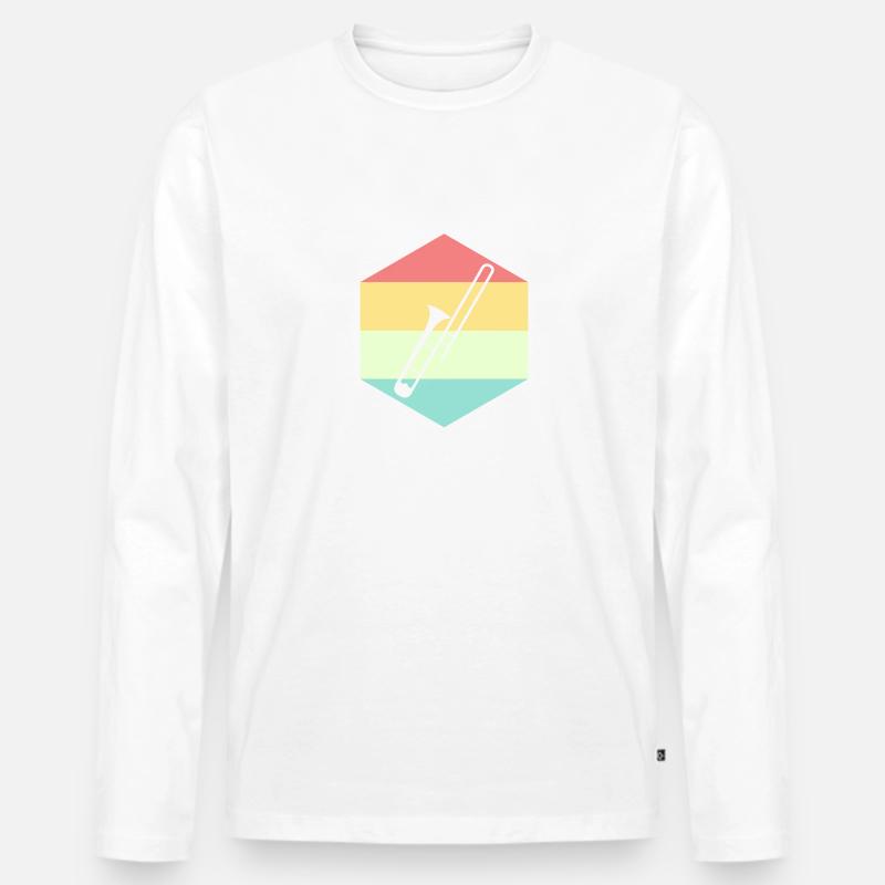 Posaune - Männer Premium Bio Langarmshirt - undefined