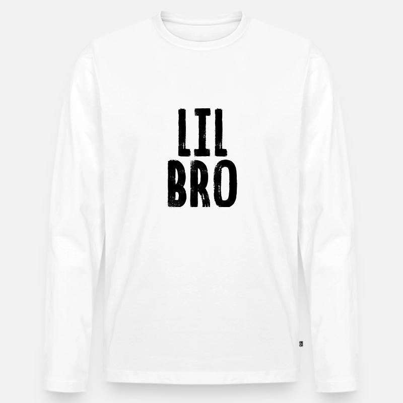 Lil Bro - Männer Premium Bio Langarmshirt - undefined