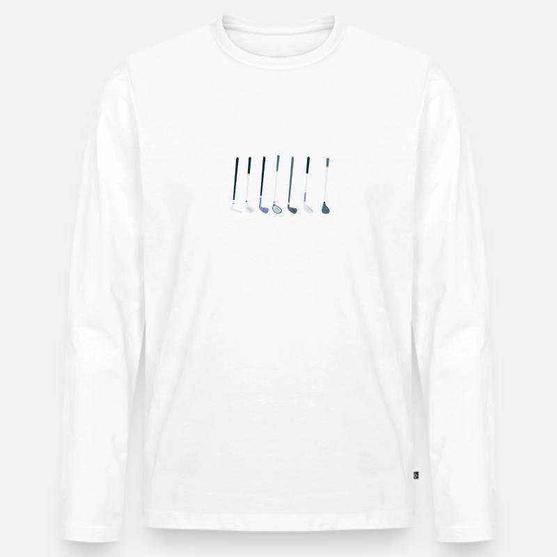 Golf Minigolf - Männer Premium Bio Langarmshirt - undefined