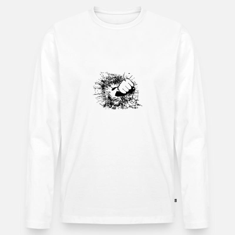 Faust - Männer Premium Bio Langarmshirt - undefined