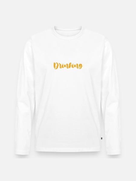 Hamburg Drinking Team - Männer Premium Bio Langarmshirt - 