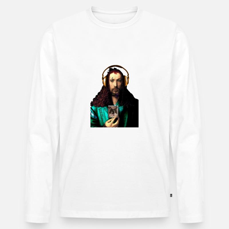 Albrecht Dürer - Männer Premium Bio Langarmshirt - Weiß