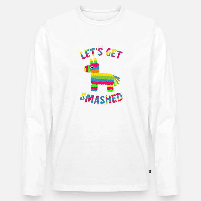Let's Get Smashed Pinata - Männer Premium Bio Langarmshirt - undefined