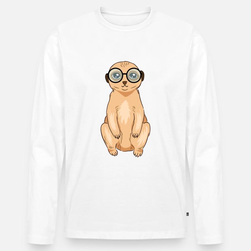Erdmännchen - Männer Premium Bio Langarmshirt - undefined