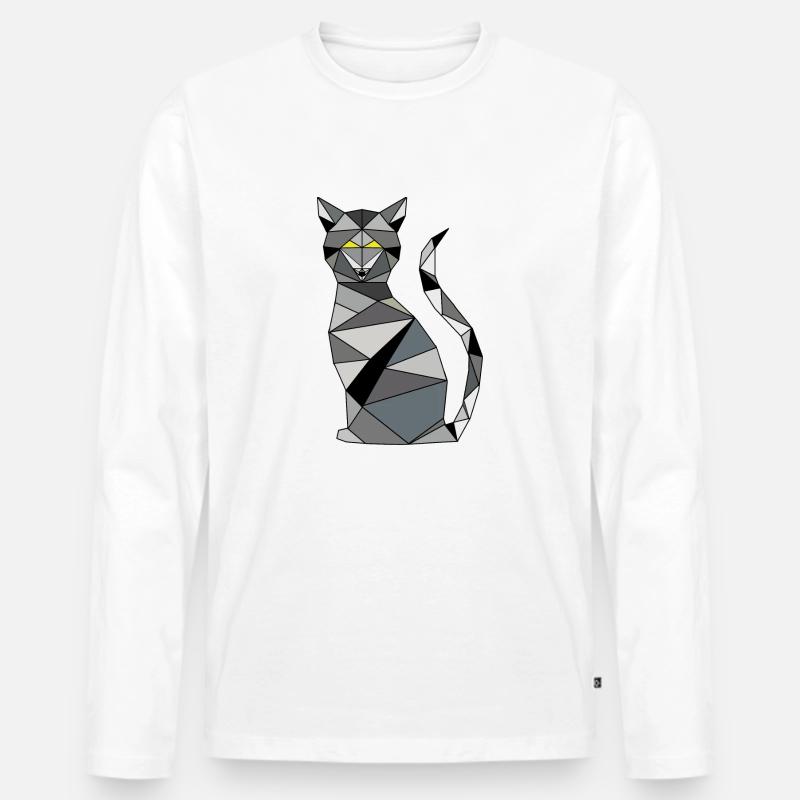 greycat - Männer Premium Bio Langarmshirt - Weiß