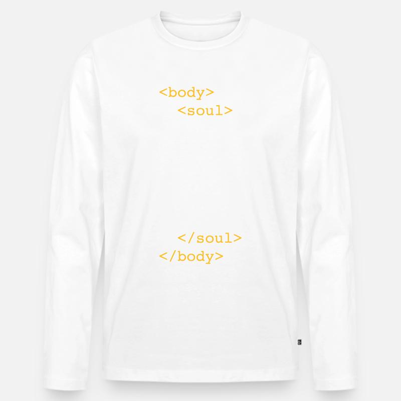 html body & soul - Männer Premium Bio Langarmshirt - undefined