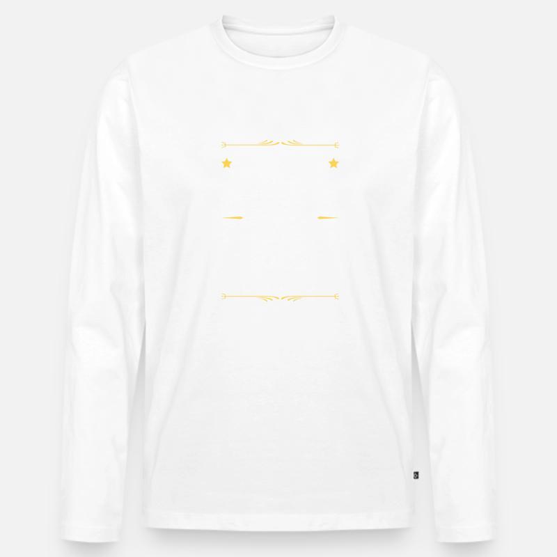 Beste Schwester Spruch - Männer Premium Bio Langarmshirt - undefined