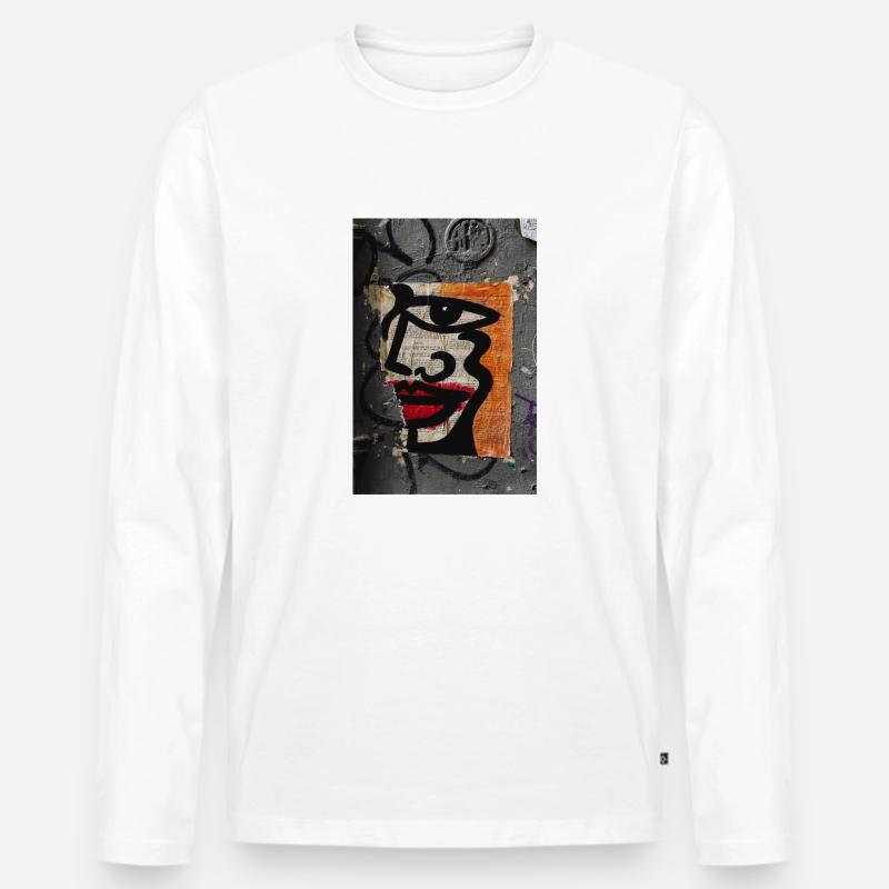 DSC02682 - Männer Premium Bio Langarmshirt - Weiß