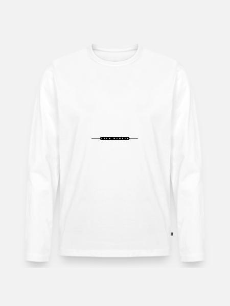 Crew Mitglied - Männer Premium Bio Langarmshirt - Weiß