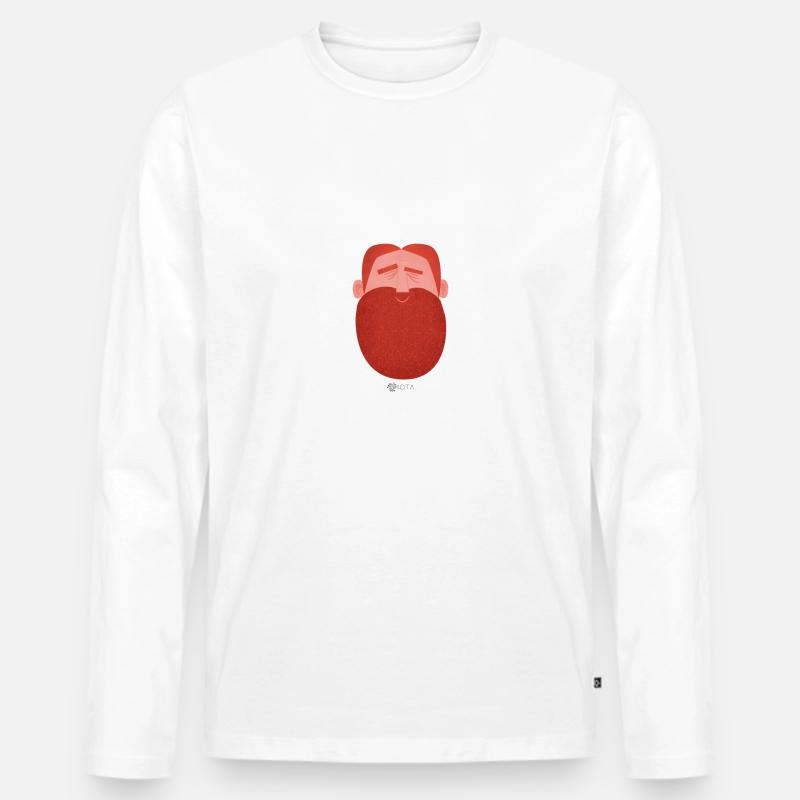 IOTA | Kryptowährung | Crypto | David Sonstebo - Männer Premium Bio Langarmshirt - Weiß
