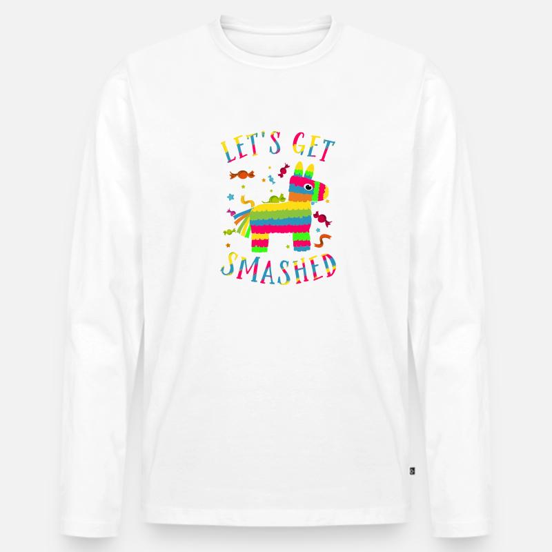 Let's Get Smashed Pinata - Männer Premium Bio Langarmshirt - undefined