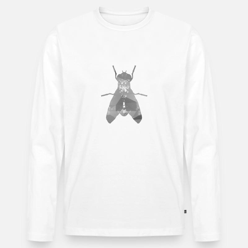 Fliege - Männer Premium Bio Langarmshirt - undefined
